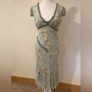 Victoire silk dress